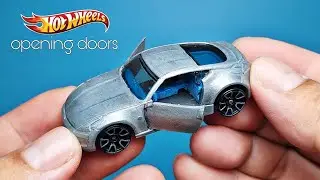 custom hot wheels opening doors and hinge full tutorial