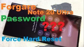 Galaxy Note 20 ULTRA: Forgot Password?  Force Factory Reset (Hard Reset Bypass Password) 2021