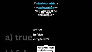 #reactjs #javascript #interviewquestions #webdevelopment #codingshorts #reactjsdeveloper