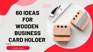 Wooden Business Card Holder