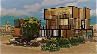 MODERN INDUSTRAL BUILD | Speed Build | The Sims 4