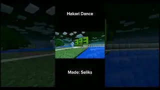 hakari dance in minecraft #minecraft #майнкрафт #jjk #hakari #hakaridance