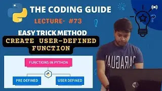 Easy Trick To Create User-Defined Function | Python Tutorials For Beginners