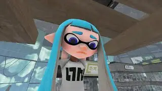 Inkling Girl Cliffhanging Animation
