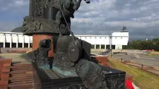 Поклонная гора с высоты птичьего полета