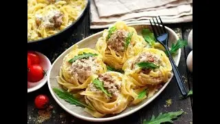 ГНЕЗДА ТАЛЬЯТЕЛЛЕ С МЯСНЫМ ФАРШЕМ - быстро, вкусно и в одной сковороде. Рецепт от Всегда Вкусно!