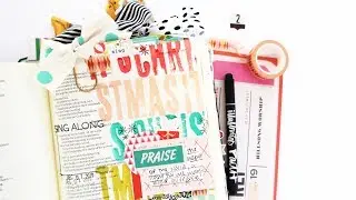 Come and Carol Bible Journaling Process Video