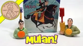 Disney's Mulan 1998 Set, McDonald's Retro Happy Meal Toy Series