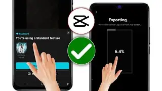 How To Fix Capcut effect Exporting Problem | You're using a Standard feature