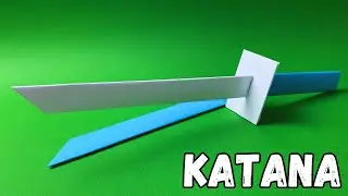 How To Make Crafting a Paper Katana - DIY Samurai Sword Tutorial!