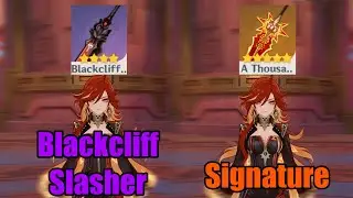Mavuika Signature Vs Blackcliff Slasher || Genshin Impact
