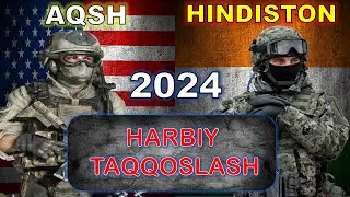 AQShga qarshi Hindiston harbiy taqqoslash 2024