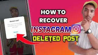 How To Restore Your Deleted Posts On Instagram | Restore Instagram Post | tech kamal
