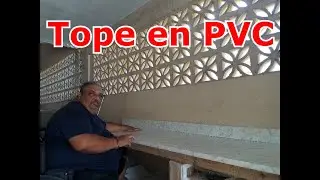 Como Hacer Un Gabinete de Piso en Modulos Paso a Paso  Parte 6 (Tope en PVC)