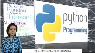 Topic 10 : Python User Defined Functions|Python function without arguments |python for data science