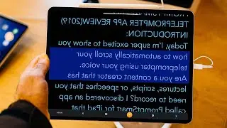 iPad Teleprompter App Review - PromptSmart Pro (Voice Activated)