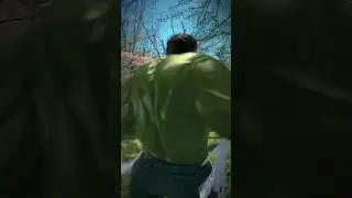HULK OUT! VFX test (Blender Animation) #shorts