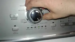 How to enter Diagnostic Test Mode on Whirlpool Cabrio Washing Machine DIY