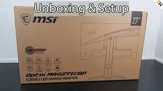 MSI Optix MAG 271CQP Unboxing & Testing|1440p 144Hz 27inch gaming monitor from MSI|By TH