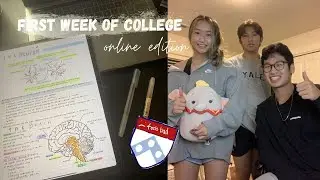 first week of college *ONLINE* + celebrations