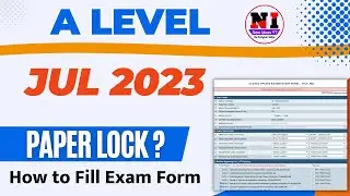 A Level Exam Paper Lock Process | NIELIT A Level Examination Form 2023 |  A Level Computer Course
