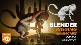 Blender Tutorial - Rigging Characters (Inverse Kinematics)