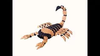 How to make 3d Origami Scorpion part1 || DIY paper scorpion