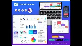 Admin Panel Dashboard with Bootstrap 5 Admin Template – WebkitX