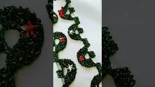 Puntilla de coronas Navideñas #loquehacemayita #tejer #crochet #christmas #diy
