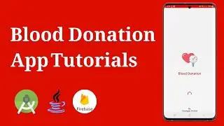 Blood donation app in Android Studio - Create splash screen in java
