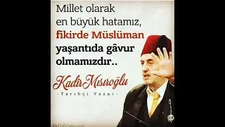 Üstad Kadir Mısıroğlunu Serseri ve Ayyaşları Bakın Nasıl  İkna Ediyor.