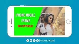 iPhone Mobile Frame - Green Screen - Kinemaster Full Tutorial - NiceTechno