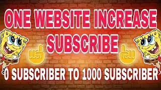 how to grow your subscriber fast in - 2021 || WEBSITE  || தமிழ்