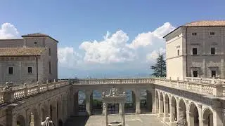 Monte Cassino, PompeiI and Vietri Sul Mare near Salerno. Italy