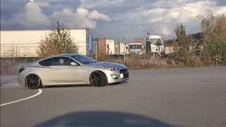Burning tires in a 3.8L genesis coupe