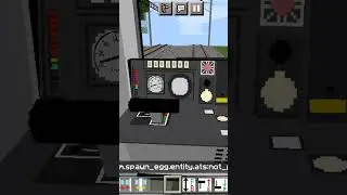 Minecraftpe realistic train addon #Minecraft
