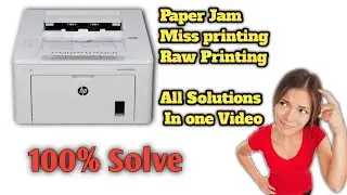 Hp M203D Miss printing | Hp 203 Printer paper jam | How disamble Hp 203 printer |