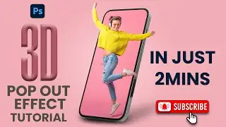 Photoshop 3D effect | 3D Pop Out Effect In Photoshop | Photoshop Tutorial In Hindi