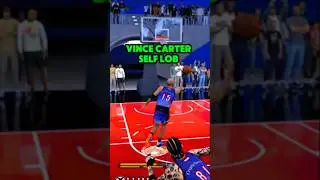 2K25 Vince Carter build SELF LOB 🤯#2k25 🔥 #vincecarter #dunk #bounce #2kbuild