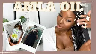 How I use Amla oil for hair growth the past 7 days | April Sunny
