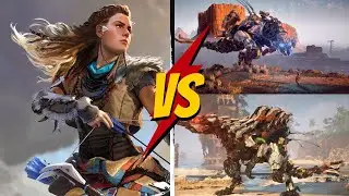 Horizon Forbidden West-  Aloy vs Thunderjaw & Slaughterspine