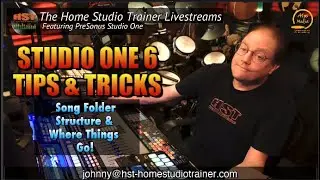 Studio One 6 Tips & Tricks (12-8-2022) - Song Folder Structure & Where Things Go
