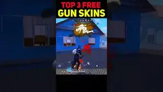 Top 3 Free Gun Skins #shorts #freefire #telugu