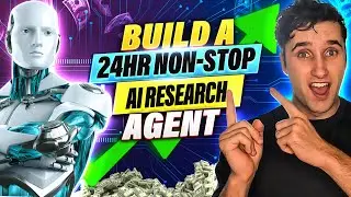 How to build a 24hr Non-Stop AI Research Agent and link it to your CRM