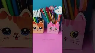 How To Make Origami Pen Holder |DIY Paper Pen Holder | Easy Origami Craft  Idea