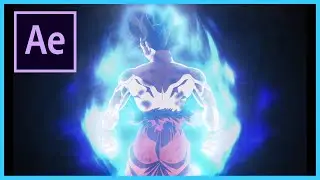 Goku SSJ Glowing Aura After Effects CC 2019