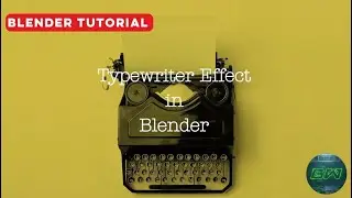 TYPEWRITER EFFECT IN BLENDER | EASY BLENDER TUTORIAL