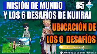 Los 6 Desafíos de Kujirai + Su Misión de Mundo. Genshin impact 2.0 Inazuma