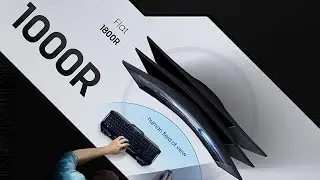SAMSUNG 32” Odyssey G5 Gaming Monitor, WQHD (2560x1440), 144Hz, Curved, 1ms, HDMI