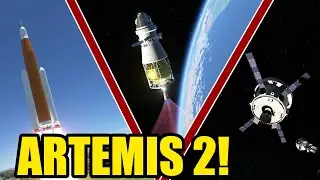 REALISTIC SLS ARTEMIS 2 in Kerbal Space Program 2!